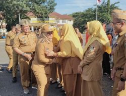Usai Apel, Bupati Ela dan Wabup Azwar Halal Bihalal Bersama ASN Pemkab Lampung Timur